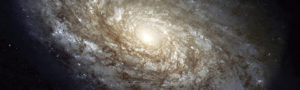 uma galáxia em forma de disco