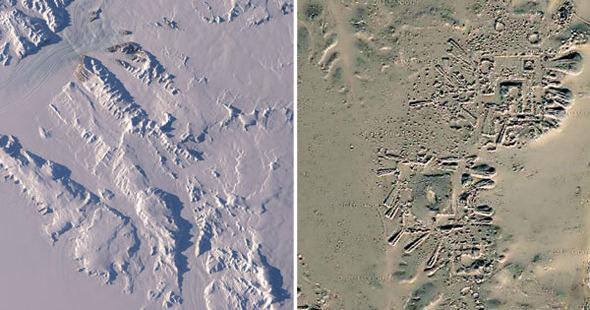 Antarctica - Estruturas depois do degelo